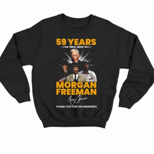 59 Years 1964 – 2023 Morgan Freeman Thank You For The Memories T-shirt