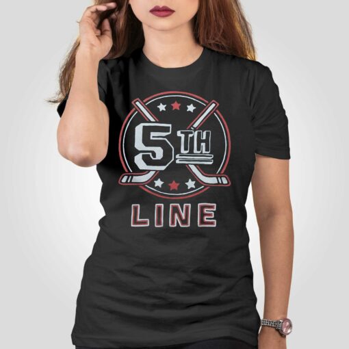 5th Line Crest Columbus Blue Shirt