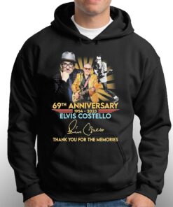 69th Anniversary 1954 2023 Elvis Costello Thank You For The Memories Signatures Shirt 3