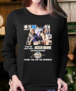 74 Years Of 1948 2023 Jackson Browne Thank You For The Memories Signatures Shirt 3 74 Years Of 1948 2023 Jackson Browne Thank You For The Memories Signatures Shirt 4