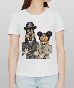 90s Hip Hop Dancehall Socao Junkie Mickey Mouse Goofy T shirt 2