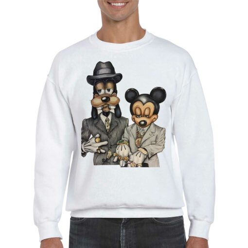 90s Hip Hop Dancehall Socao Junkie Mickey Mouse Goofy T-shirt