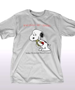 90s peanuts snoopy give blood active t-shirt