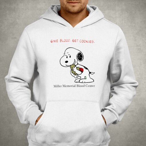 90s peanuts snoopy give blood active t-shirt