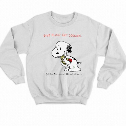 90s peanuts snoopy give blood active t-shirt