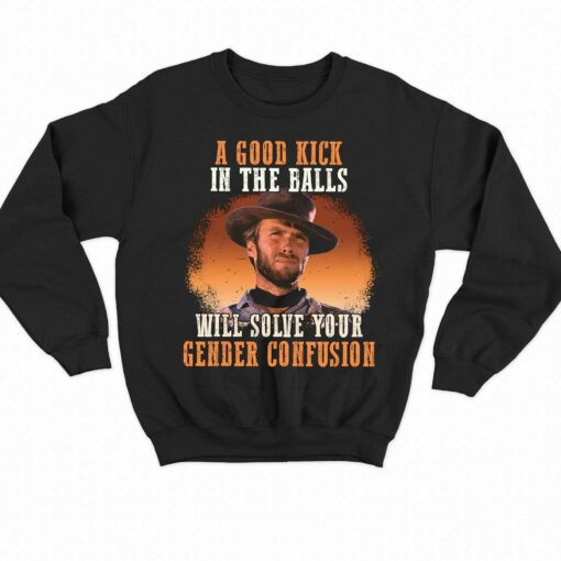 A Good Kick In The Balls Will Solve Your Gender Confusion Shirt