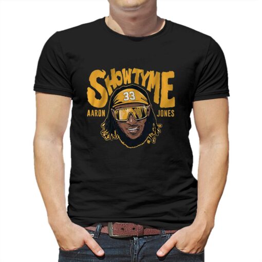 Aaron Jones Showtyme Glasses Shirt