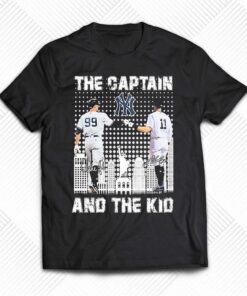 Aaron Judge And Brett Gardner The Captain And The Kid Signatures Shirt Aaron Judge And Brett Gardner The Captain And The Kid Signatures Shirt