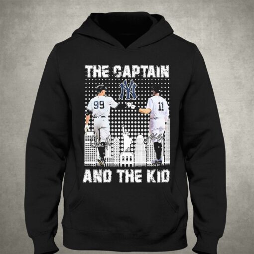 Aaron Judge And Brett Gardner The Captain And The Kid Signatures Shirt