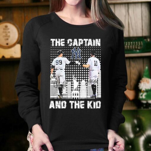 Aaron Judge And Brett Gardner The Captain And The Kid Signatures Shirt