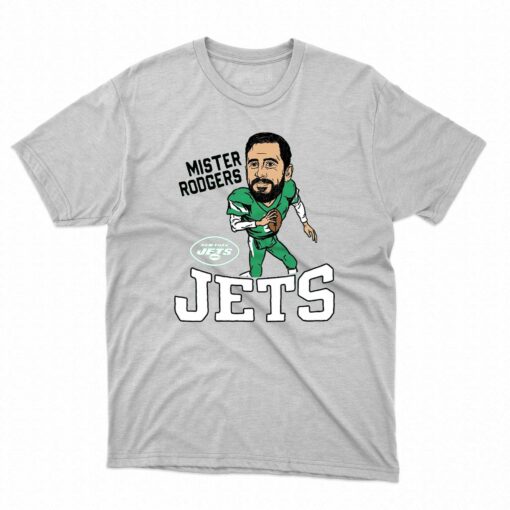 Aaron Rodgers New York Jets Homage Caricature T-shirt