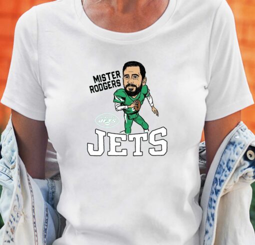 Aaron Rodgers New York Jets Homage Caricature T-shirt