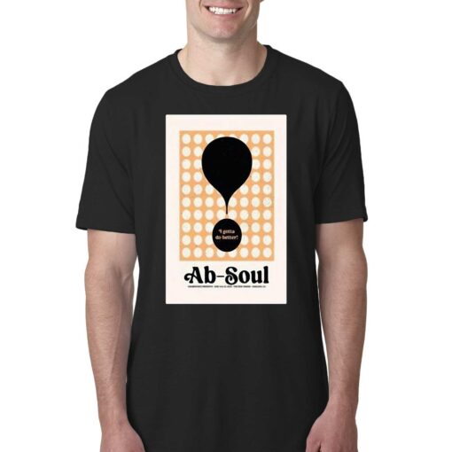 Ab-soul The New Parish Oakland Ca 6 14-15 2023 Poster Shirt