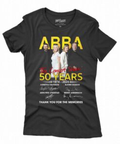 Abba The Concert Show 50 Years 1974 – 2024 Thank You For The Memories T-shirt Abba The Concert Show 50 Years 1974 – 2024 Thank You For The Memories T-shirt