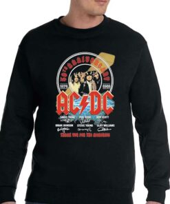 Ac Dc Band 50th Anniversary 1979 2023 Thank You For The Memories Light Shirt 4