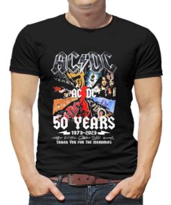 Ac Dc Fly On The Wall 50 Years 1973 – 2023 Thank You For The Memories Shirt Ac Dc Fly On The Wall 50 Years 1973 – 2023 Thank You For The Memories Shirt
