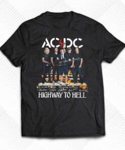 Acdc Highway To Hell Signature Unisex T-shirt Acdc Highway To Hell Signature Unisex T-shirt