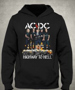 Acdc Highway To Hell Signature Unisex T-shirt 2 Acdc Highway To Hell Signature Unisex T shirt 3