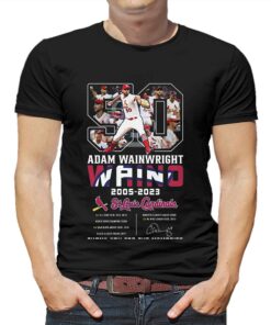 Adam Wainwright Waino 2005 – 2023 St Louis Cardinals Thank You For The Memories T-shirt Adam Wainwright Waino 2005 – 2023 St Louis Cardinals Thank You For The Memories T-shirt