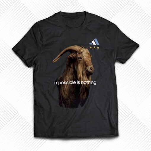 Adidas Messi Goat Impossible Is Nothing Shirt