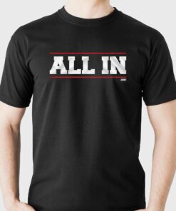 Aew All In Logo T-shirt Aew All In Logo T-shirt