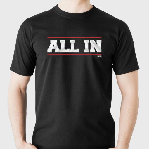 Aew All In Logo T-shirt