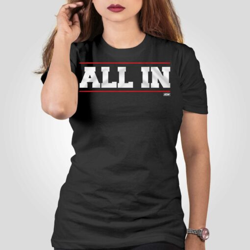 Aew All In Logo T-shirt