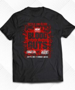 Aew Blood And Guts 2023 Event T-shirt Aew Blood And Guts 2023 Event T-shirt