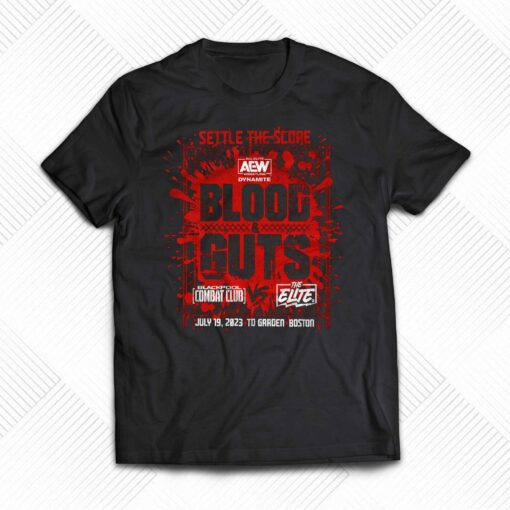 Aew Blood And Guts 2023 Event T-shirt