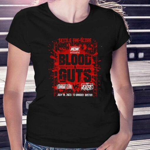 Aew Blood And Guts 2023 Event T-shirt