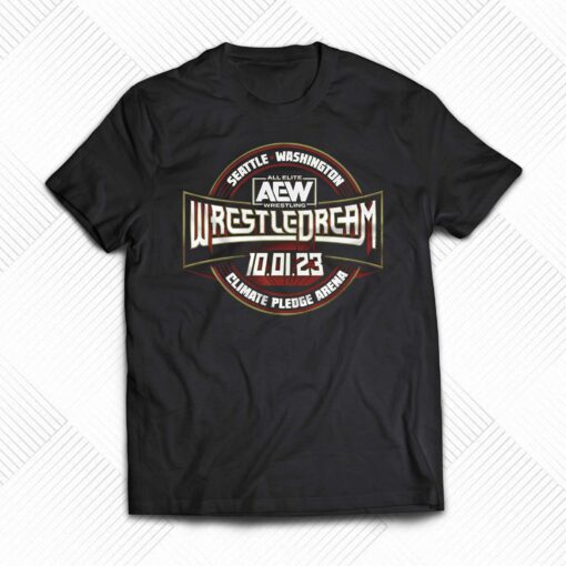 Aew Wrestledream 2023 Event T-shirt