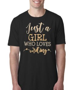 Afrikah Just A Girl Who Loves Writing Shirt Afrikah Just A Girl Who Loves Writing Shirt