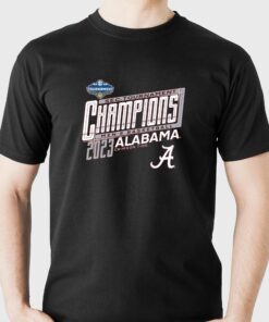 Alabama Crimson Tide 2023 Sec Men’s Basketball Conference Tournament Champions Locker Room T-shirt