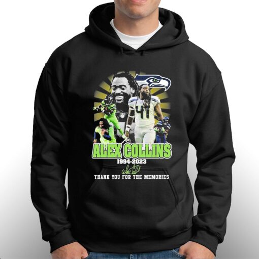 Alex Collins – Seattle Seahawks 1994 2023 Thank You For The Memories Signature Shirt