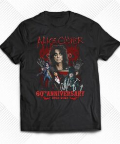 Alice Cooper 60th Anniversary 1964 – 2024 T-shirt