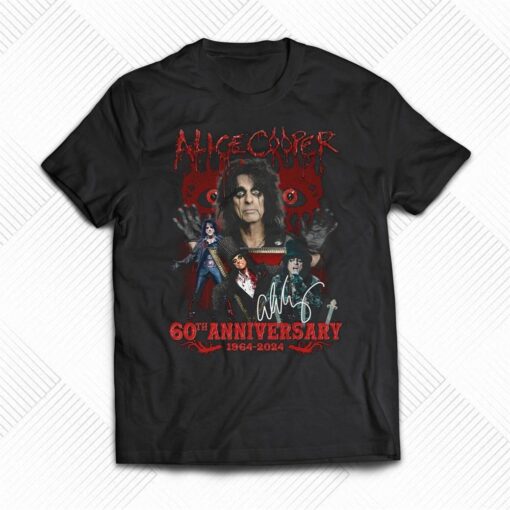 Alice Cooper 60th Anniversary 1964 – 2024 T-shirt