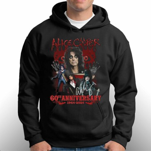 Alice Cooper 60th Anniversary 1964 – 2024 T-shirt