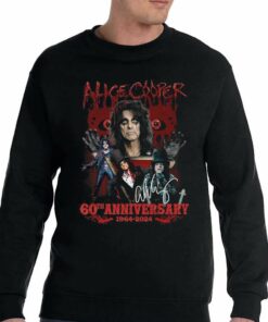 Alice Cooper 60th Anniversary 1964 2024 T shirt 4