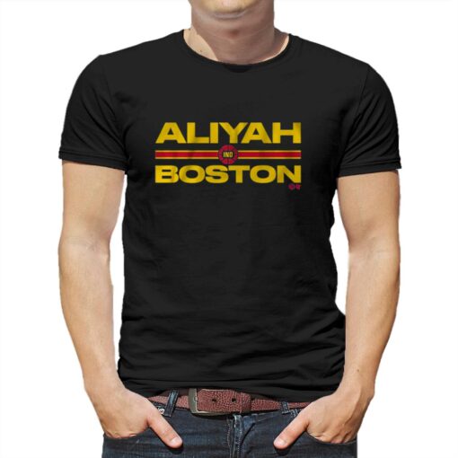 Aliyah Boston Text Stack T-shirt