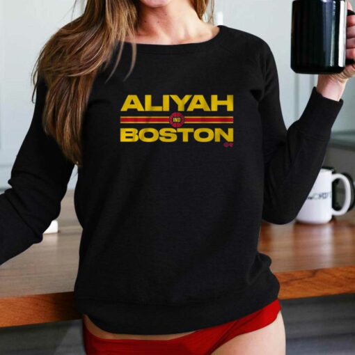 Aliyah Boston Text Stack T-shirt