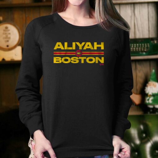 Aliyah Boston Text Stack T-shirt