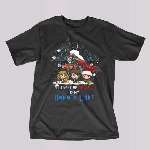 All I Want For Christmas Is My Hogwarts Letter Unisex T-shirt