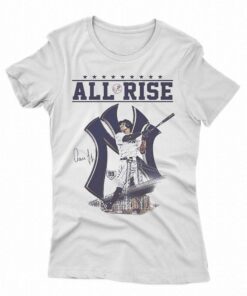 All Rise Aaron Judge New York Yankees 2023 Signatures Shirt