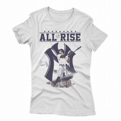 All Rise Aaron Judge New York Yankees 2023 Signatures Shirt