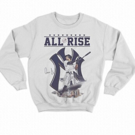 All Rise Aaron Judge New York Yankees 2023 Signatures Shirt