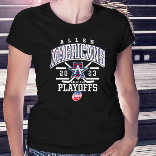 Allen Americans 2022 23 Playoffs Locker Room Shirt