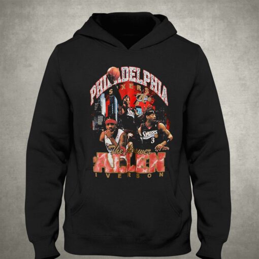 Allen Iverson Philadelphia 76ers Mitchell Ness Hardwood Classics Bling Concert Player T-shirt