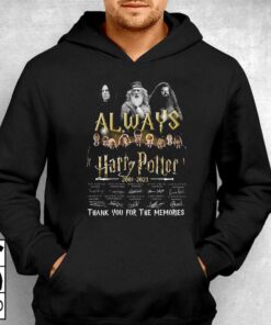 Always Harry Potter 2001 2023 Thank You For The Memories Signature T shirt 3