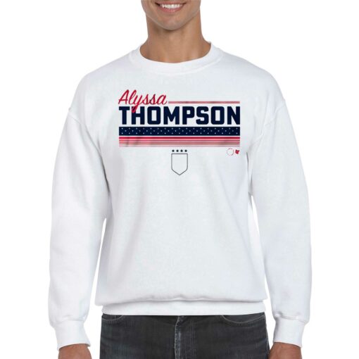 Alyssa Thompson Stripe Uswntpa Shirt