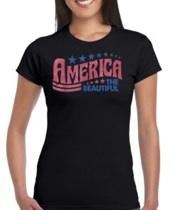 America The Beautiful Retro Vintage American 4th Of July T-shirt America The Beautiful Retro Vintage American 4th Of July T-shirt